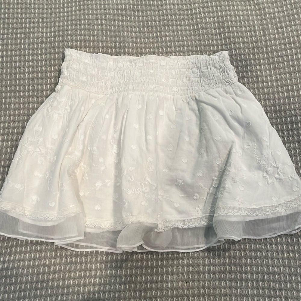 White loveshackfancy skirt!
